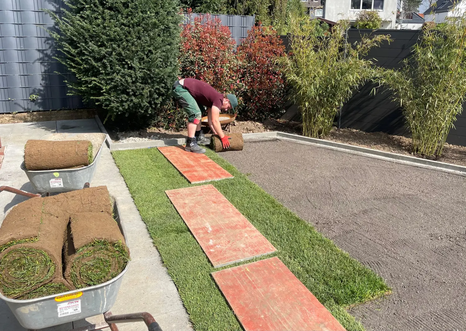 Rollrasen von Gartenbau Neumann